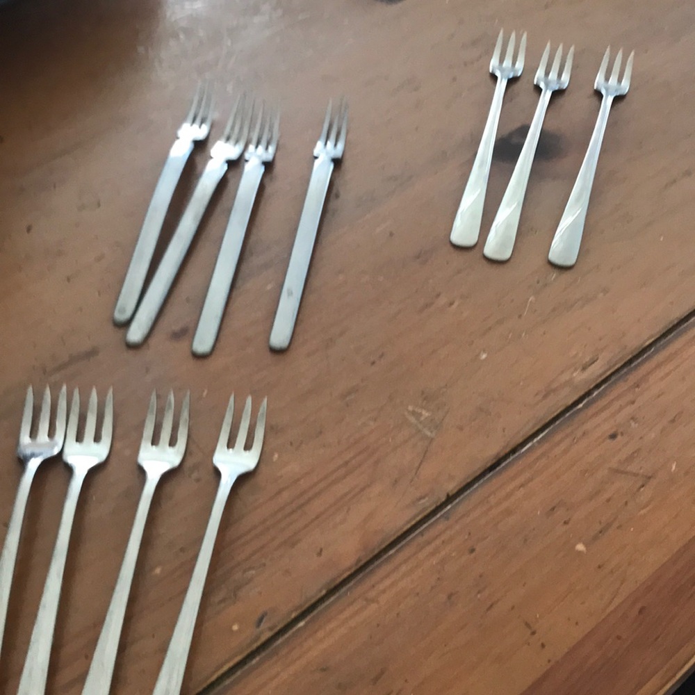 Lobster forks never used